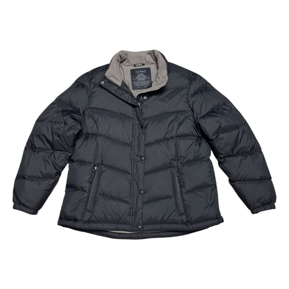 L.L. Bean Charcoal Puffer Jacket